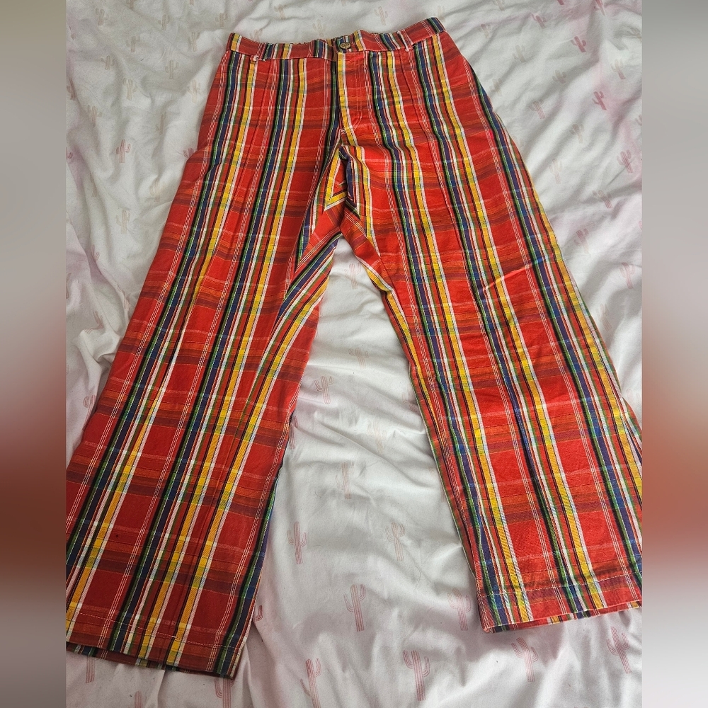 Big Bud Press Plaid Western Pants
